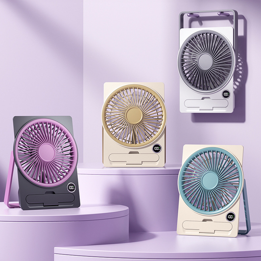 🌹Mini Ventilateur Ultra Fin en Forme de Carte – Rechargeable par USB🌹