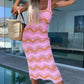 🌸2025 Vente à chaud💞Robe en tricot ajourée sans manches pour femme