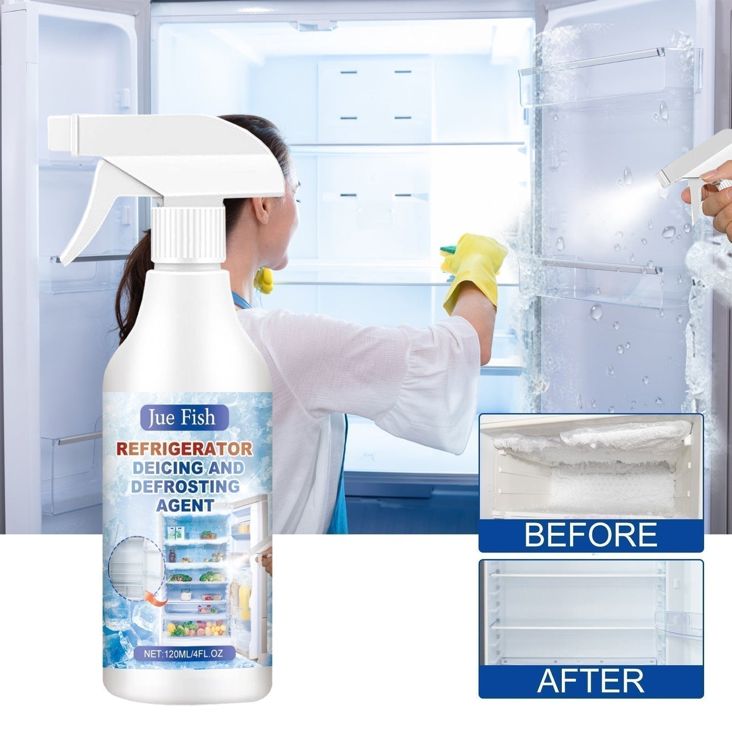 🧊Spray dégivrant pour réfrigérateur