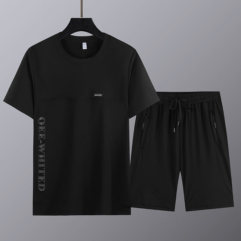 🔥 VENTE DU DERNIER JOUR - 49% DE RÉDUCTION 🔥 Ensemble 2 pièces Top et short à manches courtes pour hommes