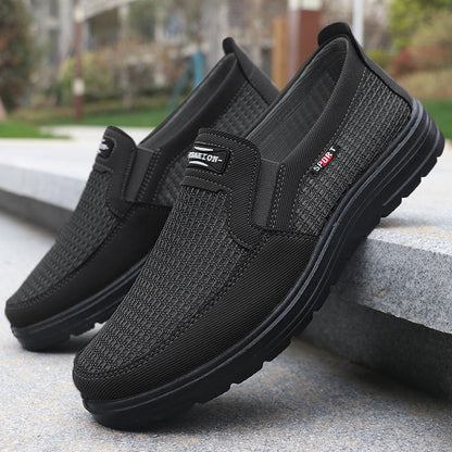 Chaussures slip-on décontractées et respirantes pour homme