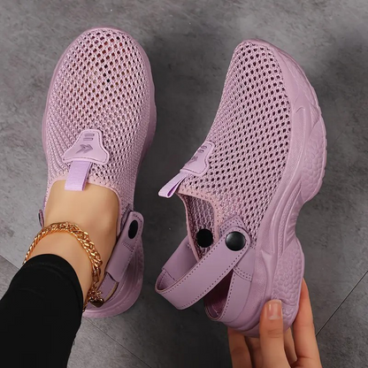 🔥 -50 % dès maintenant ! 👟🌿 Baskets orthopédiques respirantes et antidérapantes pour femmes, conçues pour la randonnée et les activités de loisirs 🚶‍♀️🏞️✨