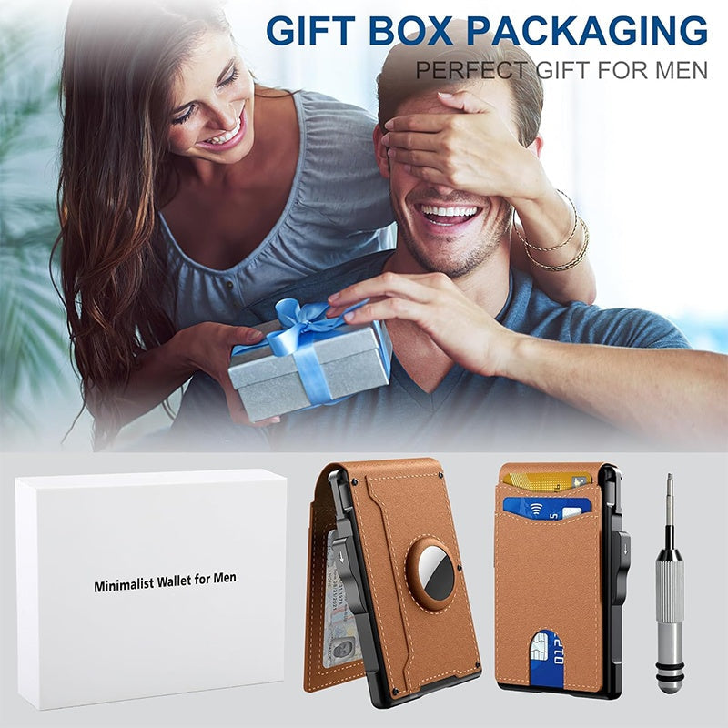 🏆💼 60% de réduction pour une durée limitée pour la fête des pères - Ultra Wallet 💲- Portefeuille ultra mince portefeuille de carte de crédit