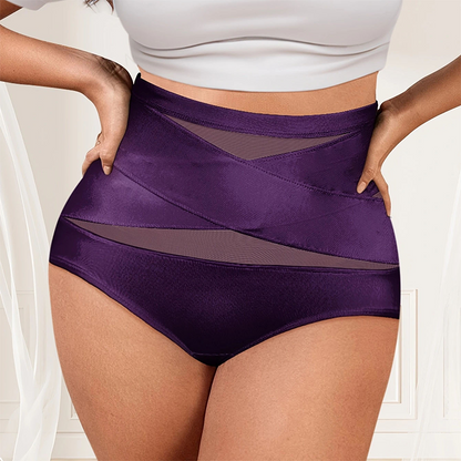💕 Vente Limitée -50% 💕Culottes Grande Taille à Taille Haute avec Contrôle du Ventre en Croisé