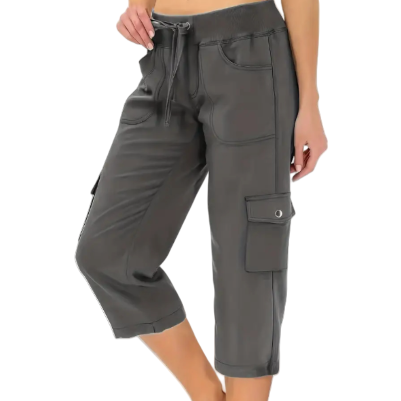 💐50% DE RÉDUCTION ! Pantalon Cargo 3/4 Taille Haute – Cordon de Serrage Ajustable pour un Confort Total 🌿🌸【Offre Flash】