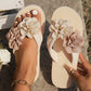 💕Promotion - 50% de réduction🌸Sandales de plage antidérapantes pour femmes avec détails floraux