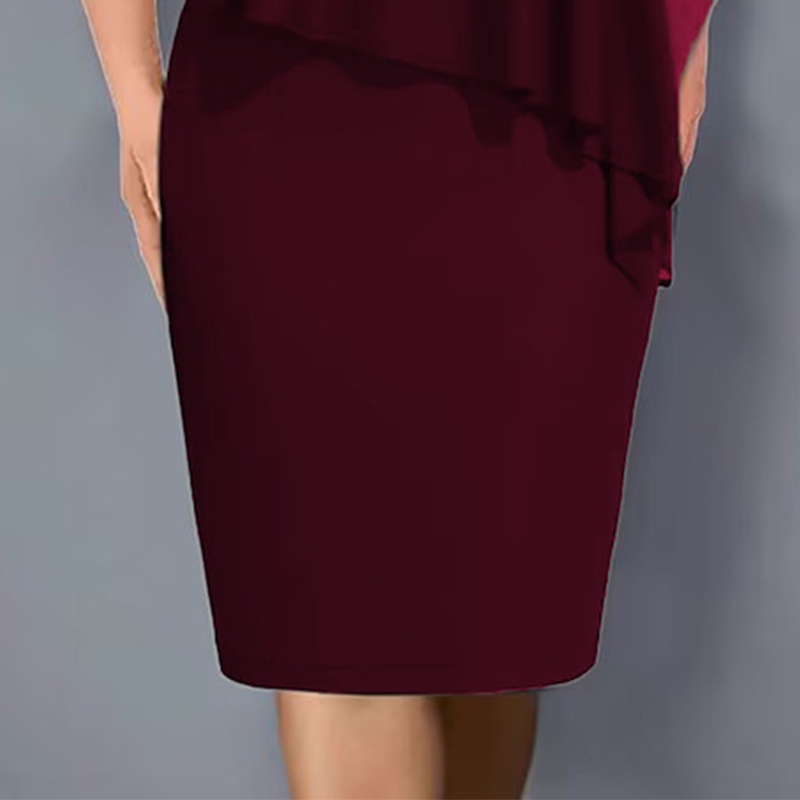 🌸Sommer-Sonderangebote 2026💐Robe cape en strass avec col en V et superposition en mousseline