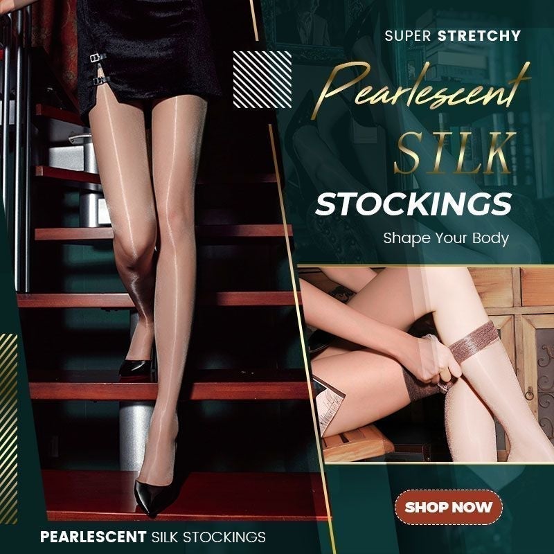 ✨Nouveaux arrivages - 66% de réduction✨Collant de soie nacrés