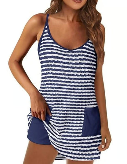 🔥NOUVEAU STYLE ÉTÉ 2026 -50%🎁Robe d'été sans manches avec short pour femme