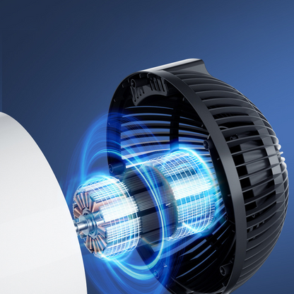 ⚡ Stock limité ⚡ Ventilateur orientable ✔️ Rotation à 360° ❄️ Trois vitesses de ventilation, silencieux pendant le sommeil 🤫