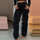💎  Pantalon large à poches pour femmes, orné de diamants | Léger et élégant  ✨
