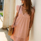 Robe Mini Décontractée à Découpes pour Femme