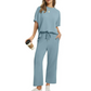 ✨️Soldes d'été - 55 % de réduction✨️Ensemble haut et pantalon décontractés et doux pour femme
