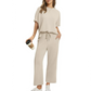 ✨️Soldes d'été - 55 % de réduction✨️Ensemble haut et pantalon décontractés et doux pour femme