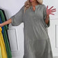 ⏳Time-limited Special⏰Women’s Polka Dot Button Loose Fit Dress