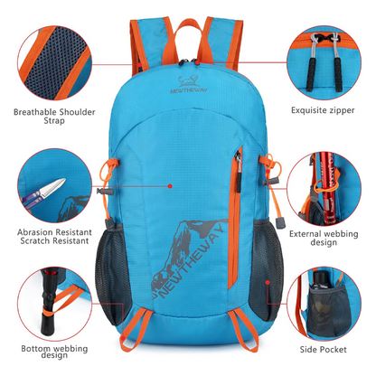 🎉 Soldes 2026 — Plus de 37 400 vendus!⛺ Sac à dos de camping ultra‑léger, pliable et imperméable