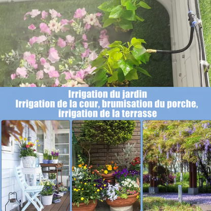 💧 PROMO LIMITÉE 50% DE RÉDUCTION ! ✨ Système d'Irrigation Automatique – Kit Complet, Économie d'Eau, 360° ✨