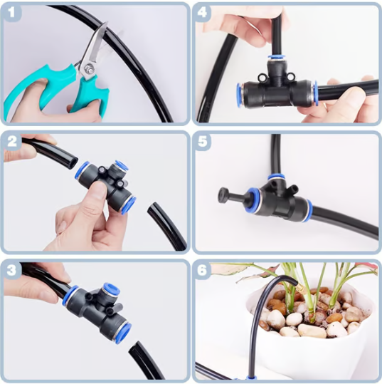 💧 PROMO LIMITÉE 50% DE RÉDUCTION ! ✨ Système d'Irrigation Automatique – Kit Complet, Économie d'Eau, 360° ✨