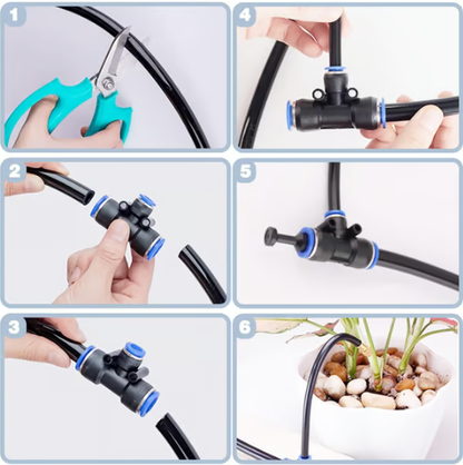 💧 PROMO LIMITÉE 50% DE RÉDUCTION ! ✨ Système d'Irrigation Automatique – Kit Complet, Économie d'Eau, 360° ✨