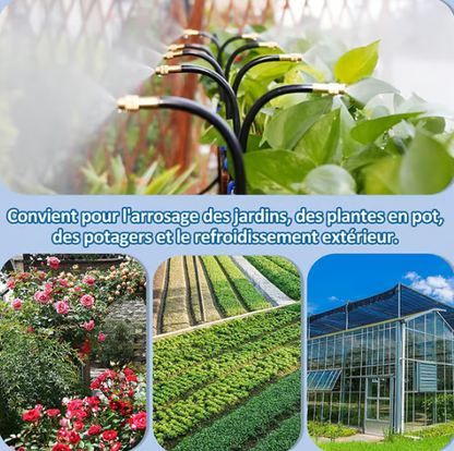 💧 PROMO LIMITÉE 50% DE RÉDUCTION ! ✨ Système d'Irrigation Automatique – Kit Complet, Économie d'Eau, 360° ✨