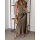 🌸50% off 💖 Elegant sleeveless top and skirt set for women