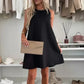 Robe décontractée sans manches en ligne A pour femmes