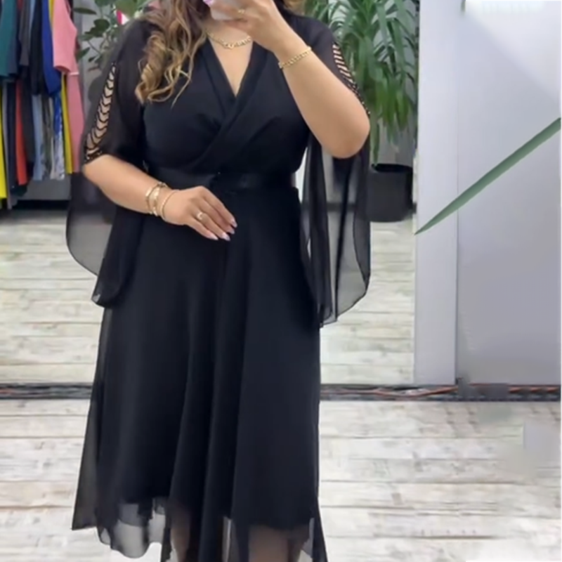 💕50% de réduction💕Robe Élégante à Col en V pour Femme