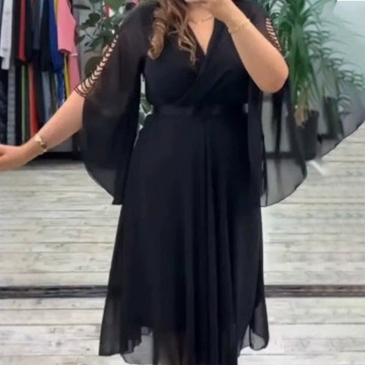 💕50% de réduction💕Robe Élégante à Col en V pour Femme