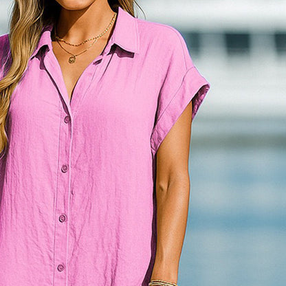 Robe chemise polyvalente pour femme