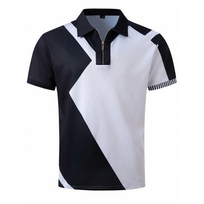 🏃‍♂️ Restez au frais tout en gardant votre style – T-shirt pour homme à fermeture éclair quart de longueur, respirant et tendance ✨