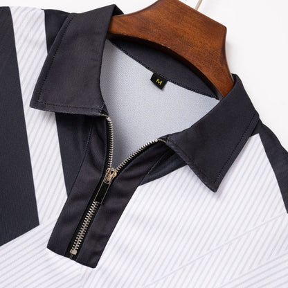 🏃‍♂️ Restez au frais tout en gardant votre style – T-shirt pour homme à fermeture éclair quart de longueur, respirant et tendance ✨