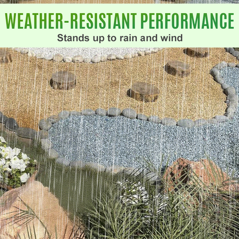 📢🏡🌧️ PROMO -52% ! Colle Paysage Ultra-Rapide – Adhésif Imperméable Paillis, Cailloux, Décoration Extérieure, 500g, 2h Séchage
