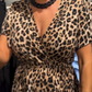 🥳durée limitée, demi-tarif🥰Robe longue imprimé léopard pour femme