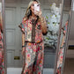 Ensemble 2 pièces - Top imprimé et pantalon large