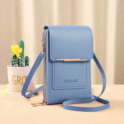 🎉👜50% de réduction ! Sac bandoulière tactile pour femme – Chargeur smartphone, antivol et résistant à l'eau