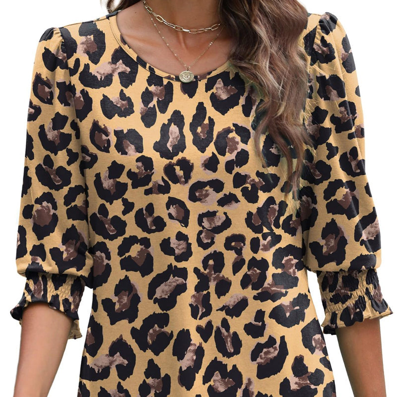 🌸 Chemise formelle et décontractée à manches fendues et poignets froncés pour femmes