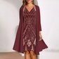 ✨Nouveau style 2025👗Robe en mousseline avec imprimé numérique 3D