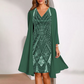 ✨Nouveau style 2025👗Robe en mousseline avec imprimé numérique 3D