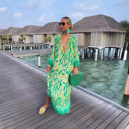 Women’s Sexy Deep V-Neck Dress