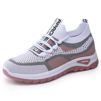 Chaussures de course décontractées à lacets pour femmes