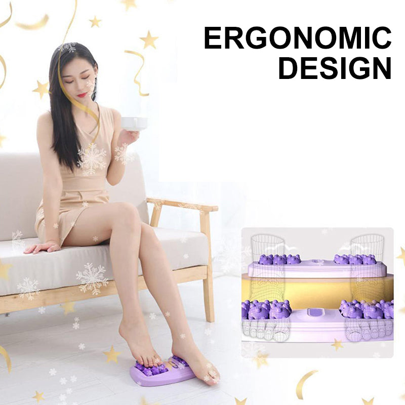 ⏳Spécial à durée limitée⏰Rouleau de massage portable double – Détente & soulagement immédiat pour vos pieds😌🌿