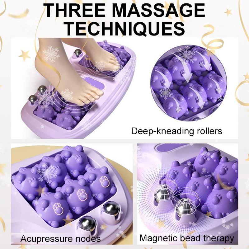 ⏳Spécial à durée limitée⏰Rouleau de massage portable double – Détente & soulagement immédiat pour vos pieds😌🌿