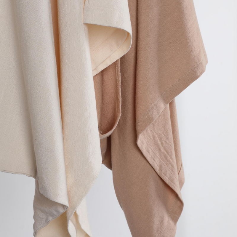 Damen lockerer Cardigan mit 3/4-Ärmeln und offener Vorderseite