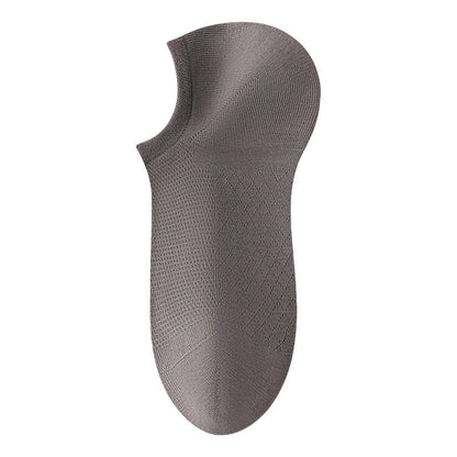Chaussettes respirantes en maille unie pour hommes