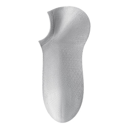 Chaussettes respirantes en maille unie pour hommes