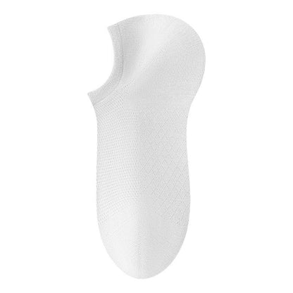 Chaussettes respirantes en maille unie pour hommes