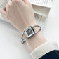 ⏳Spécial à durée limitée⏰Montre quartz minimaliste à cadran carré⌚