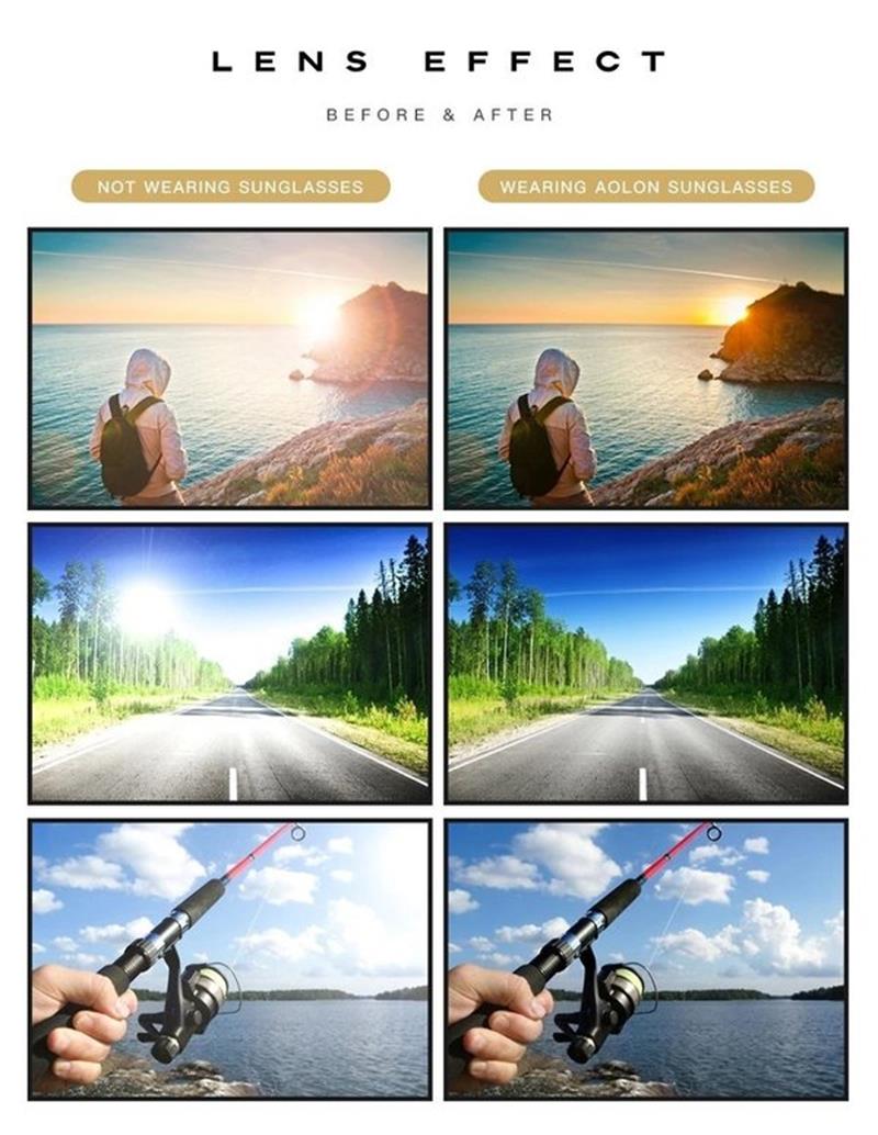 Lunettes de soleil photochromiques 2026 avec lentille polarisée anti-éblouissante (50 % de réduction)