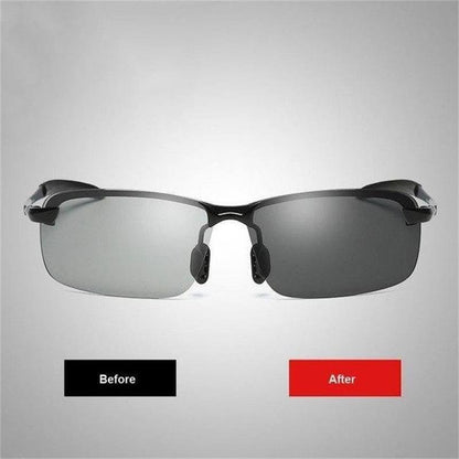 Lunettes de soleil photochromiques 2026 avec lentille polarisée anti-éblouissante (50 % de réduction)