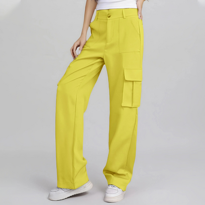 🍃Pantalons cargo décontractés unis à multiples poches